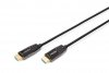 Kabel DIGITUS połączeniowy hybrydowy AOC HDMI 2.1 Ultra High Speed 8K60Hz UHD HDMI A/HDMI A M/M czarny 30m
